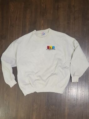 Vintage TLC The Learning Channe Greyl Crewneck Sweatshirt Unisex Size XL